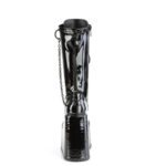Swing-150 Black Stretch Patente Demonia Portugal - Image 5