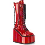 Swing-150 Demonia Portugal Vermelho Holográfico Stretch Patente - Image 6