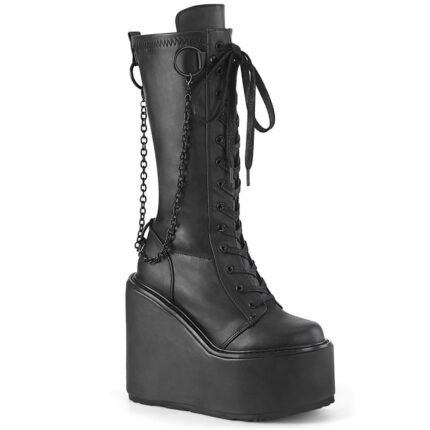 Swing-150 Preto Stretch Couro Vegan Demonia Portugal