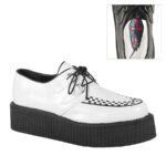 V-creeper-502 Couro Vegano Branco Demonia Portugal