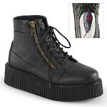 V-creeper-571 Couro Vegano Preto Demonia Portugal