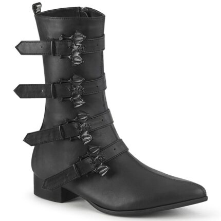Warlock-110-b Demonia Portugal Preto Couro Vegano