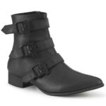 Warlock-50-c Couro Vegano Preto Demonia Portugal - Image 2
