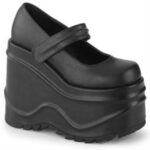 Wave-32 Couro Vegano Preto Demonia Portugal - Image 3